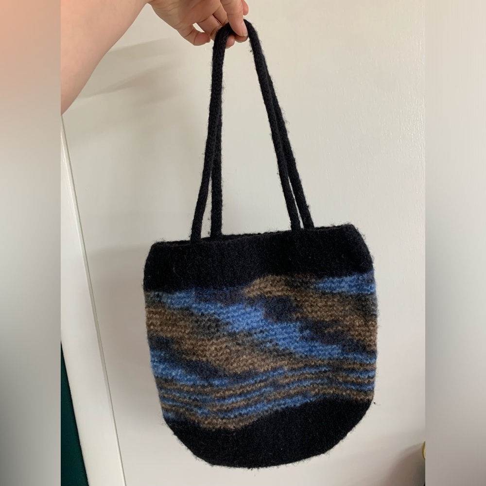 Handmade crotchet purse